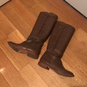 LIKE NEW Anthro Women’s Tan Riding Boots